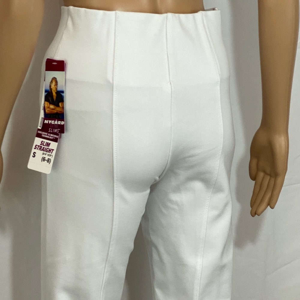 Nygard Luxe Slimming White Pants Small 6-8